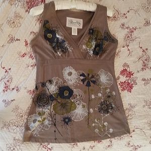 Women's knit tank top